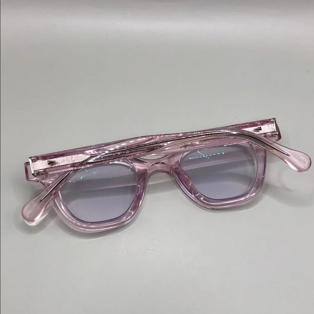 Caddis Wabi Sabi Reading Glasses 2.00 Polished Clear Pink RGB Classic
